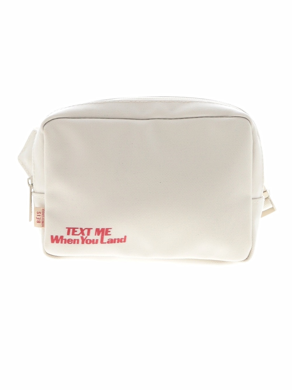 BEIS x Lonely Ghost Crossbody Belt Bag Travel Fanny Pack Purse White Red